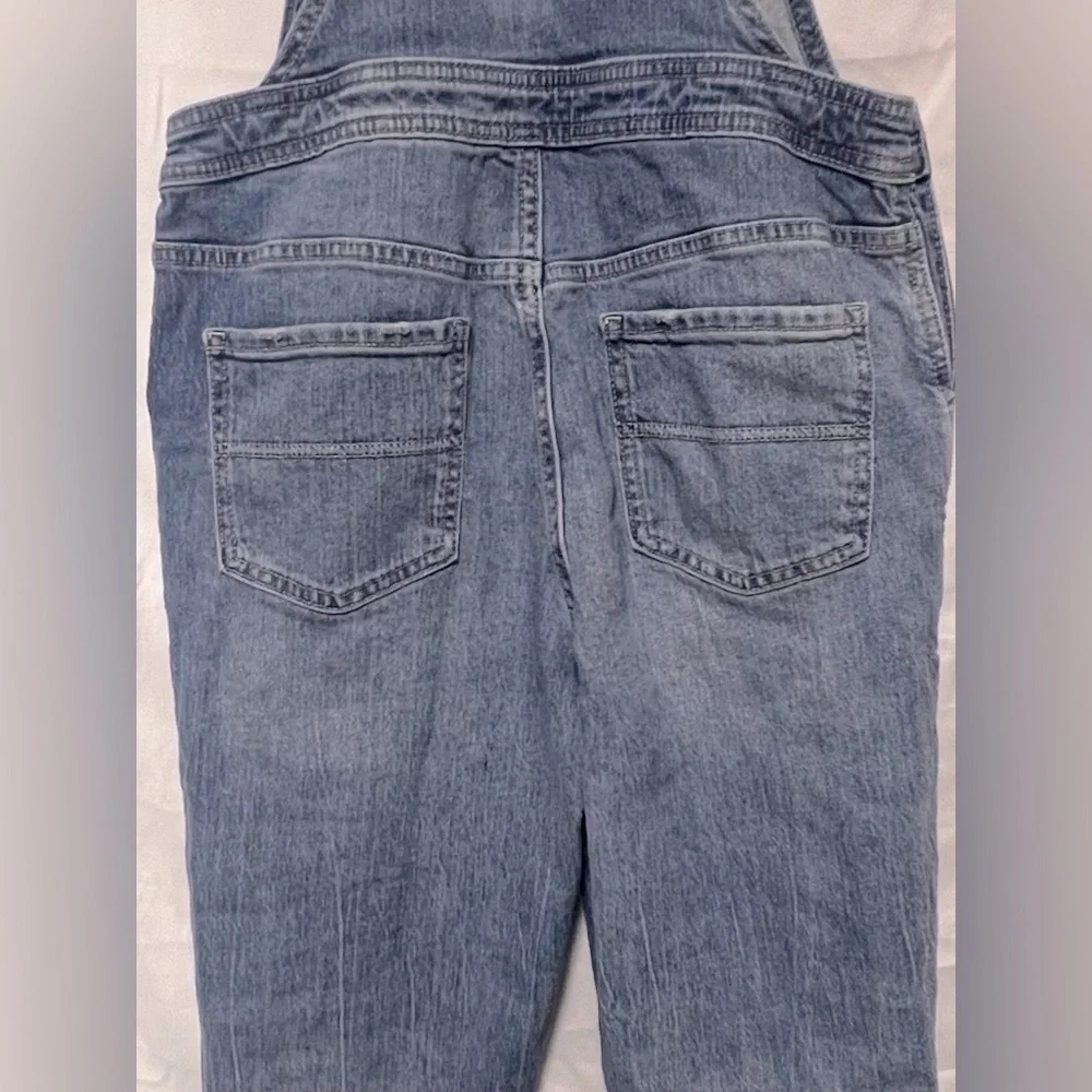 Cat & Jack Classic Blue Denim Overalls | Fall | Trendy | Casual | Cotton - Picture 9 of 15